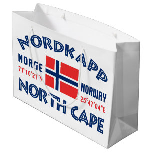 NORDKAPP Norwegen Geschenktasche Große Geschenktüte
