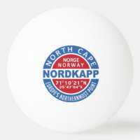 NORDKAPP Norwegen individueller Name Ping pong