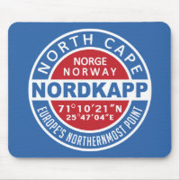 NORDKAPP Norwegen Mousepad