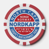 NORDKAPP Norwegen Poker-Chips