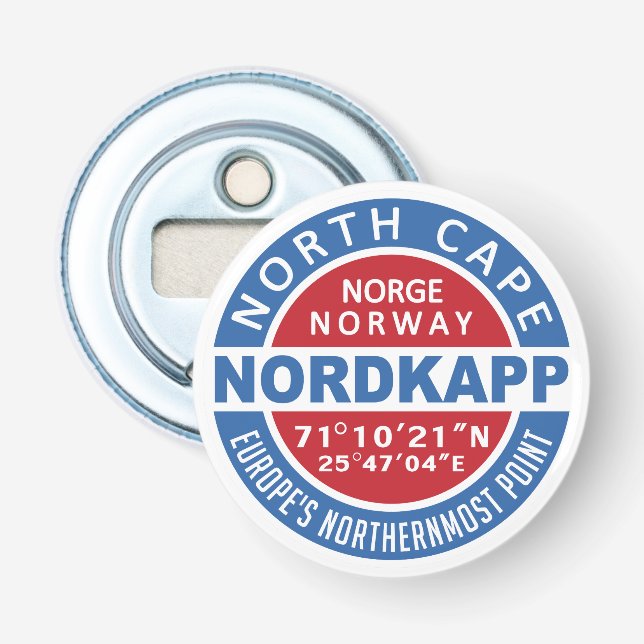 NORDKAPP Norwegische Flaschenöffner (Vorderseite)