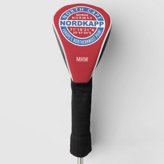 NORDKAPP Norwegische Trittbrett-Abdeckung Golf Headcover (Vorderseite)