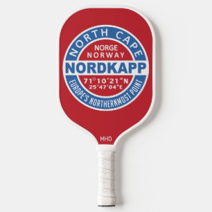 NORDKAPP Norwegisches Monogramm Pickleball Schläger