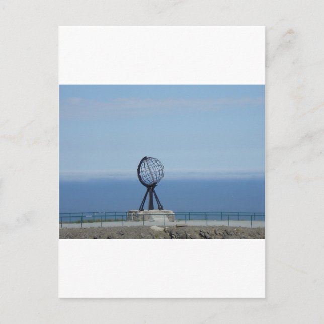Nordkapp Postkarte (Vorderseite)