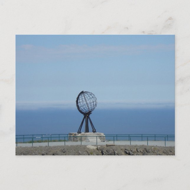Nordkapp Postkarte (Vorderseite)