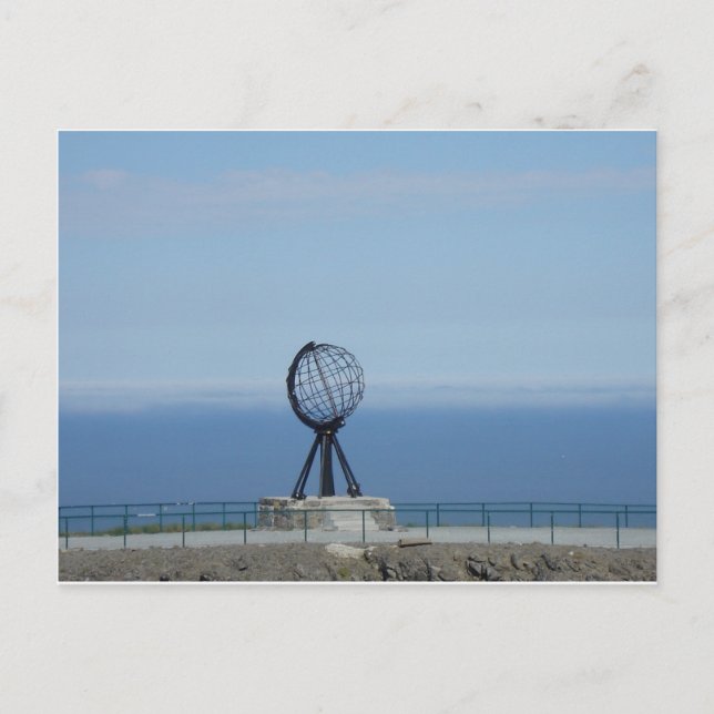 Nordkapp Postkarte (Vorderseite)