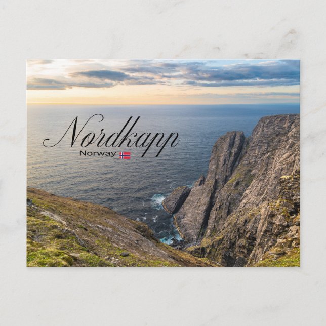 Nordkapp Postkarte (Vorderseite)