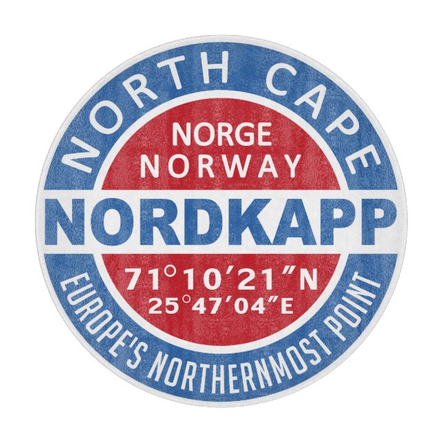 NORDKAPP - Stintbrett Schneidebrett (Vorderseite)