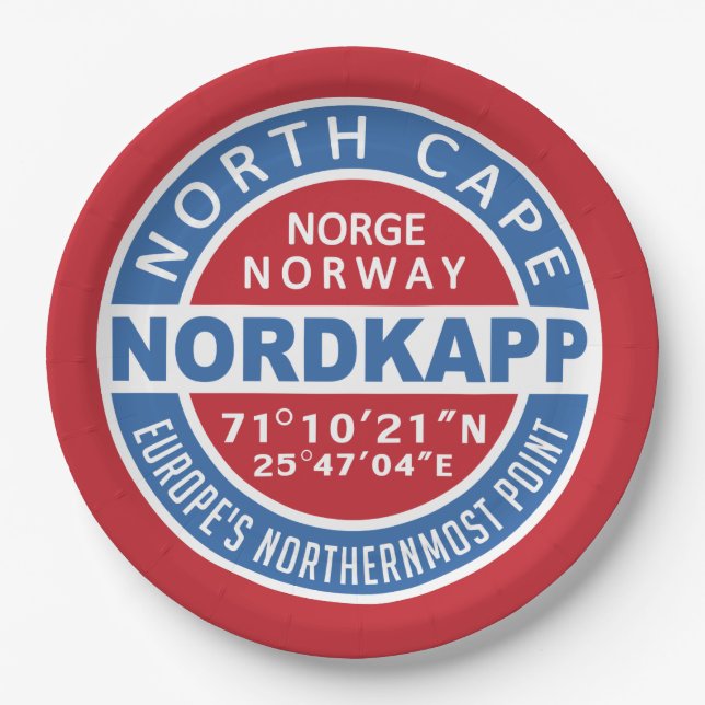 NORDKAPP Teller (Vorderseite)