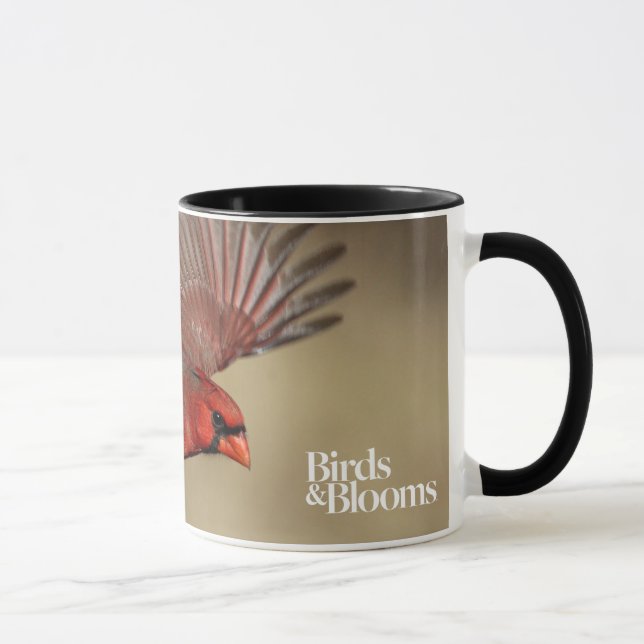 NordKardinal im Flug Tasse (Rechts)