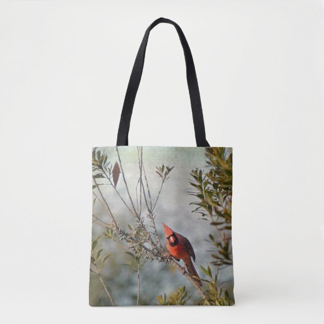 NordKardinal in der Wachs-Myrte-Taschen-Tasche Tasche (Vorderseite)