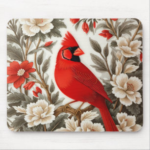Nordkardinal-Vogel Schöne Flora Mousepad