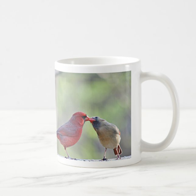 NordKardinalspaare Kaffeetasse (Rechts)