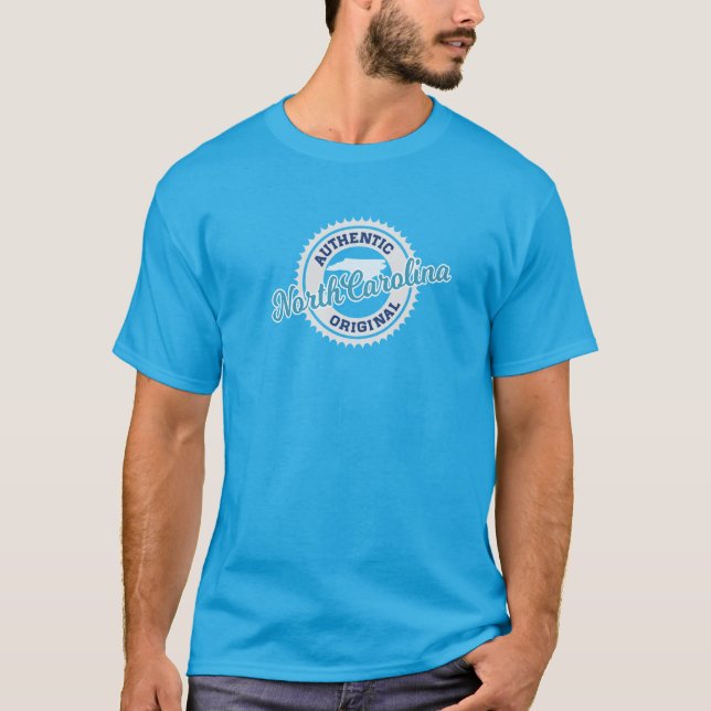 NORDKAROLINA - AUTHENTISCHE URSPRÜNGLICHE ZIELE T-Shirt (Vorderseite)