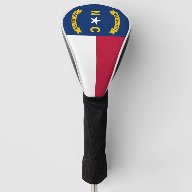 Nordkarolinische Flagge, amerikanische Staatsflagg Golf Headcover (Vorderseite)