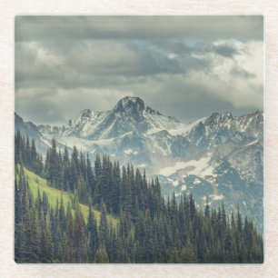 Nordkaskade: Majestic Mountain Peak. Glasuntersetzer