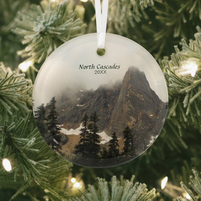 Nordkaskaden-Nebel über Foto Ornament Aus Glas (InSitu)