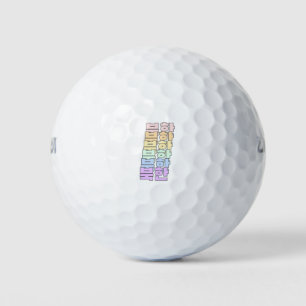 Nordkorea - 북 한 - Koreanische Sprache Golfball