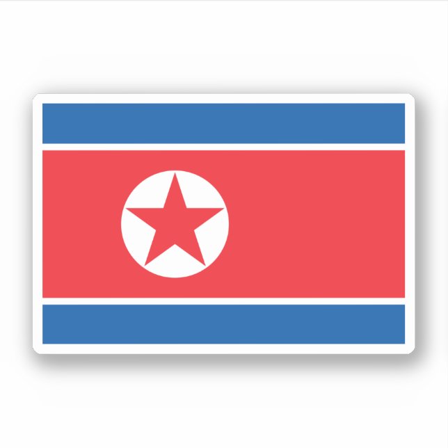 Nordkorea Aufkleber (Vorderseite)