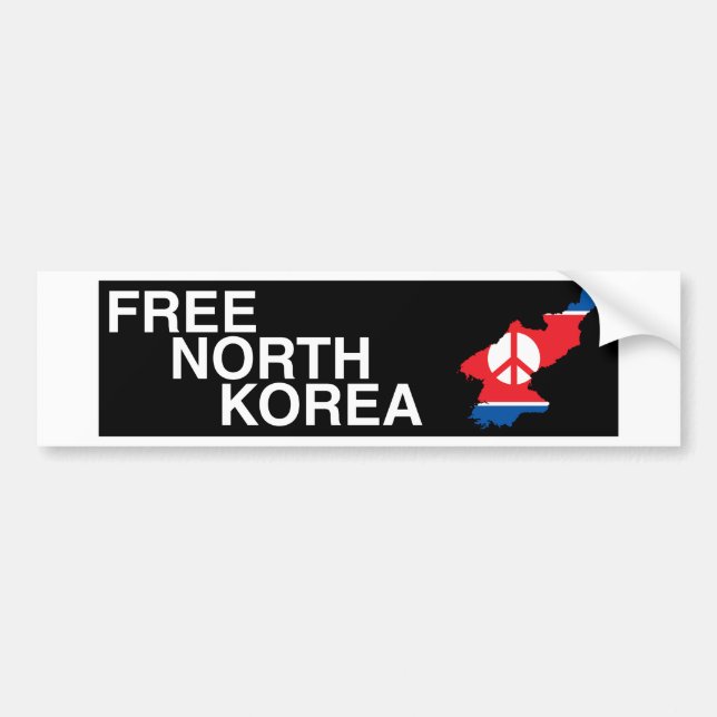 Nordkorea-Autoaufkleber Autoaufkleber (Vorne)