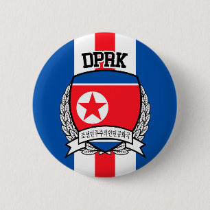 Nordkorea Button