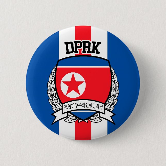 Nordkorea Button (Vorderseite)
