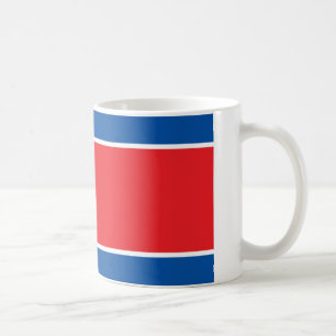 Nordkorea-Flagge Kaffeetasse