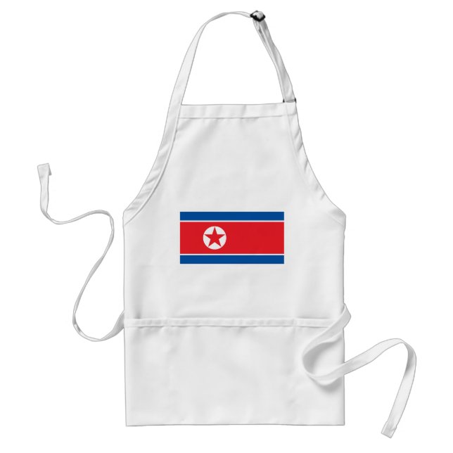 Nordkorea-Flagge Schürze (Vorne)