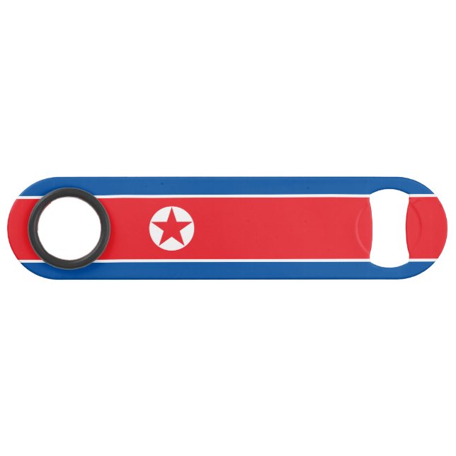 Nordkorea-Flagge Speed Flaschenöffner (Vorderseite (Horizontal))