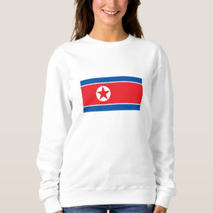 Nordkorea-Flagge Sweatshirt