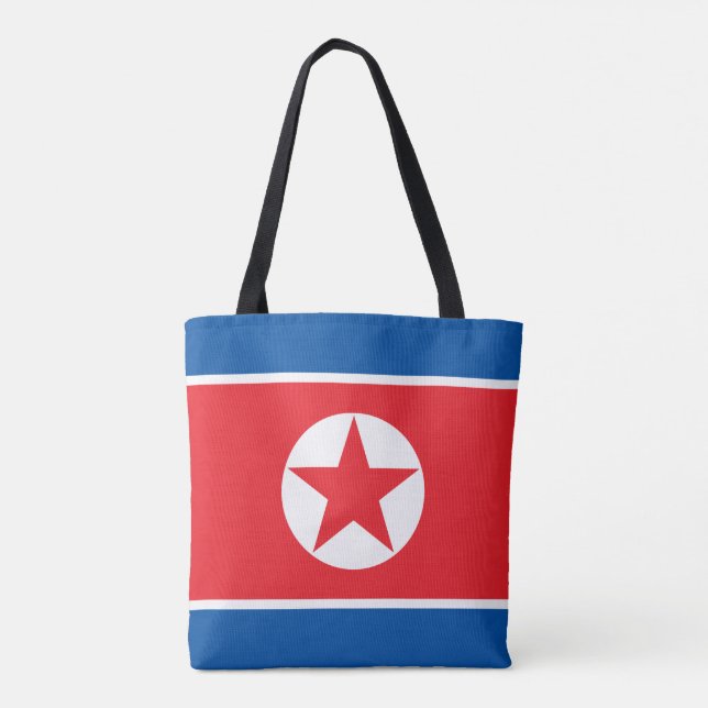 Nordkorea-Flagge Tasche (Rückseite)