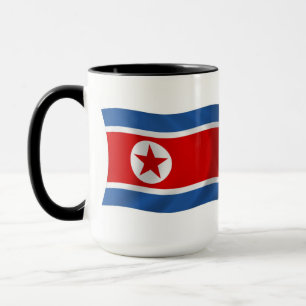Nordkorea-Flagge-Tasse Tasse