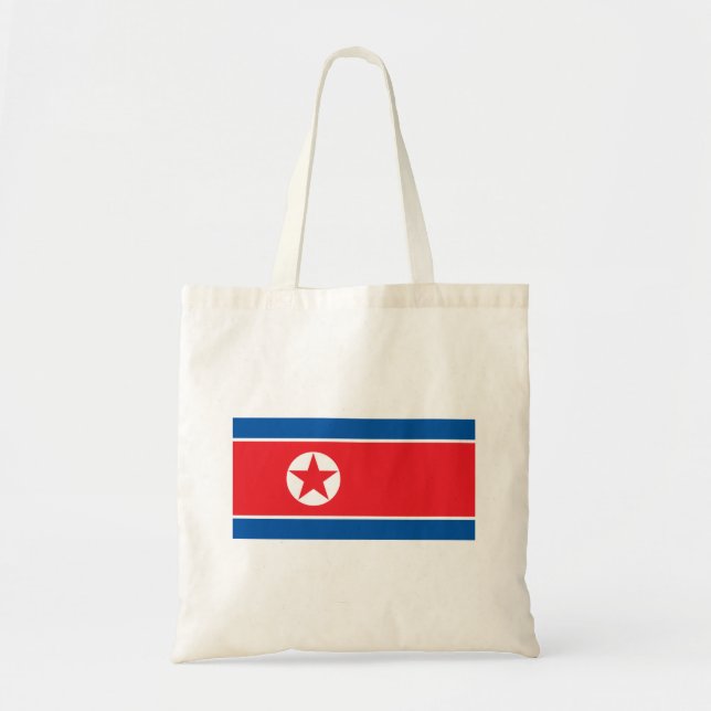 Nordkorea-Flagge Tragetasche (Vorne)
