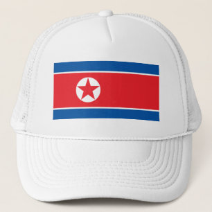 Nordkorea-Flagge Truckerkappe