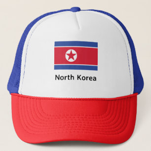 Nordkorea-Flagge Truckerkappe
