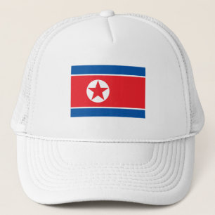 Nordkorea-Flagge Truckerkappe