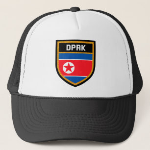 Nordkorea-Flagge Truckerkappe