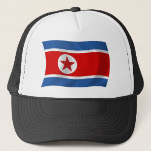 Nordkorea-Flaggenhut Truckerkappe