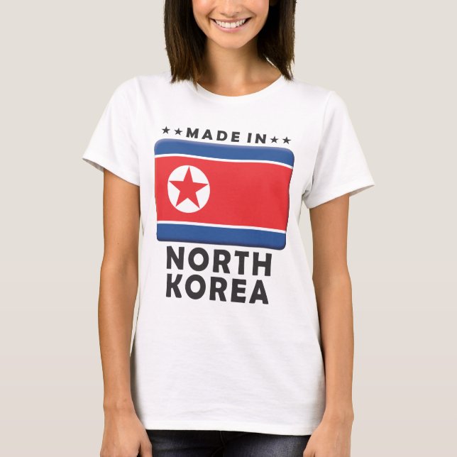Nordkorea gemacht T-Shirt (Vorderseite)