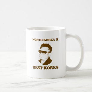 Nordkorea ist bestes Korea Kaffeetasse