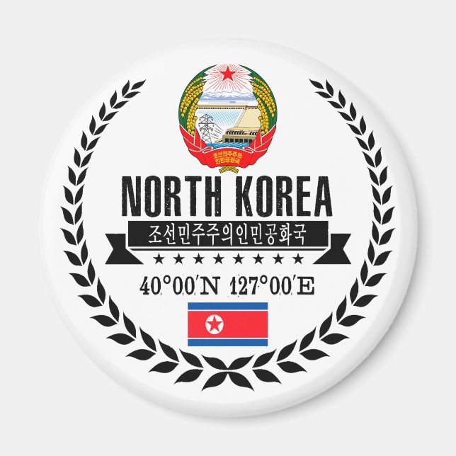 Nordkorea Magnet (Vorne)