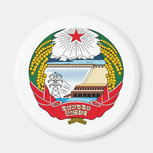 Nordkorea-Wappen Magnet