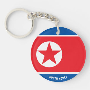 Nordkoreanische Flagge Charming Patriotic Schlüsse Schlüsselanhänger