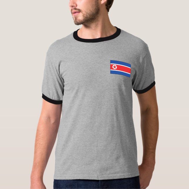 Nordkoreanische Flaggen-T - Shirts und Geschenke (Vorderseite)