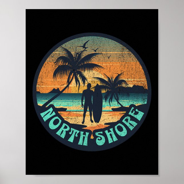 Nordküste Hawaii _1  Poster (Vorne)