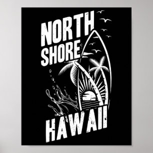 Nordküste Hawaii Surfen _1 Poster