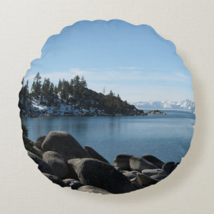 Nordküste Lake Tahoe, Incline Village, Nevada Rundes Kissen