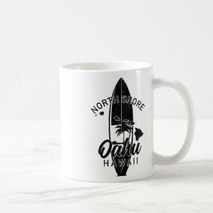 Nordküste Oahu Hawaii Surfbrett Surfen Surfer Kaffeetasse