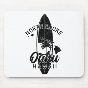 Nordküste Oahu Hawaii Surfbrett Surfen Surfer Mousepad