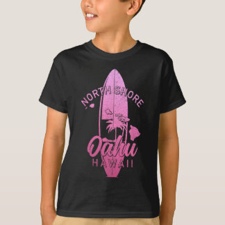 Nordküste Oahu Hawaii Surfbrett Surfen Surfer T-Shirt